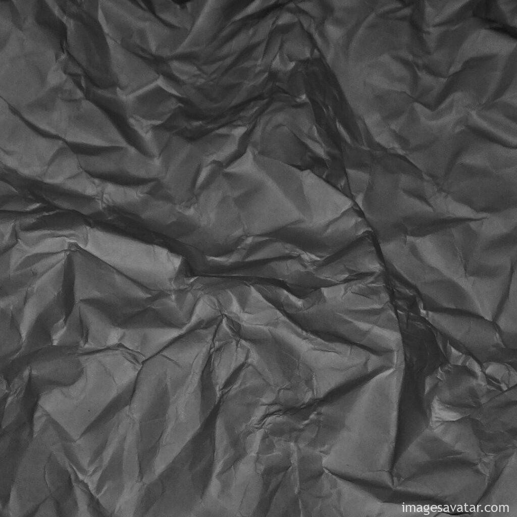 crumpled and wrinkled black texture